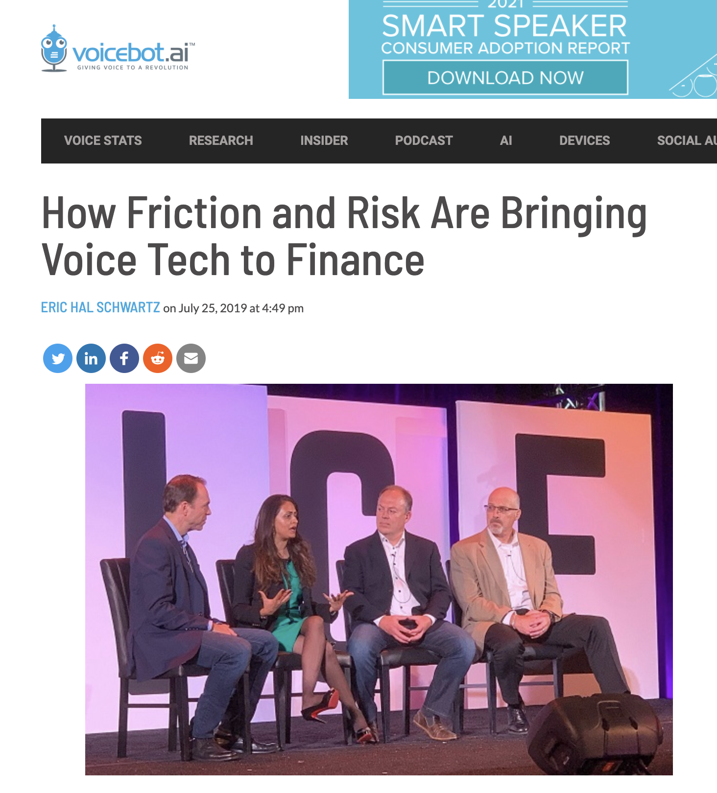 Voicebot.ai coverage